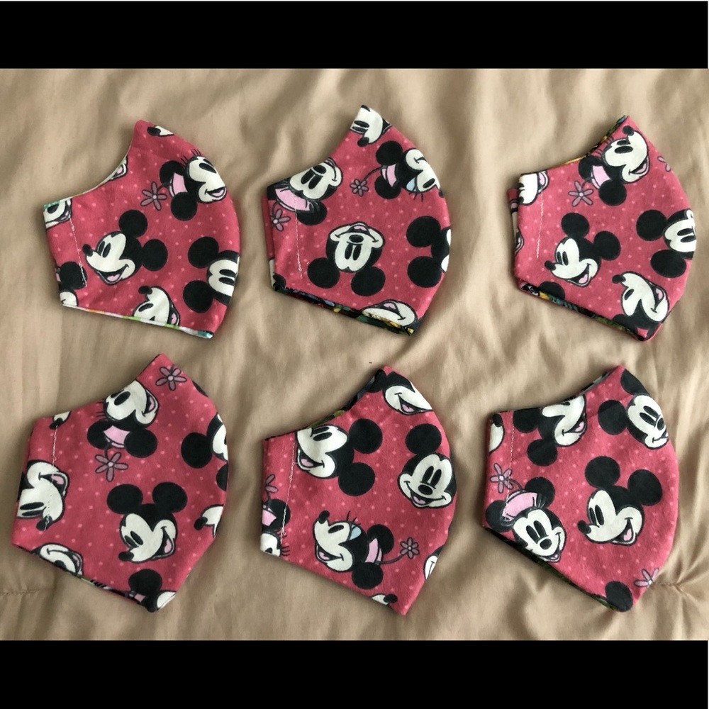 Minnie and Mickey Mouse Face Mask